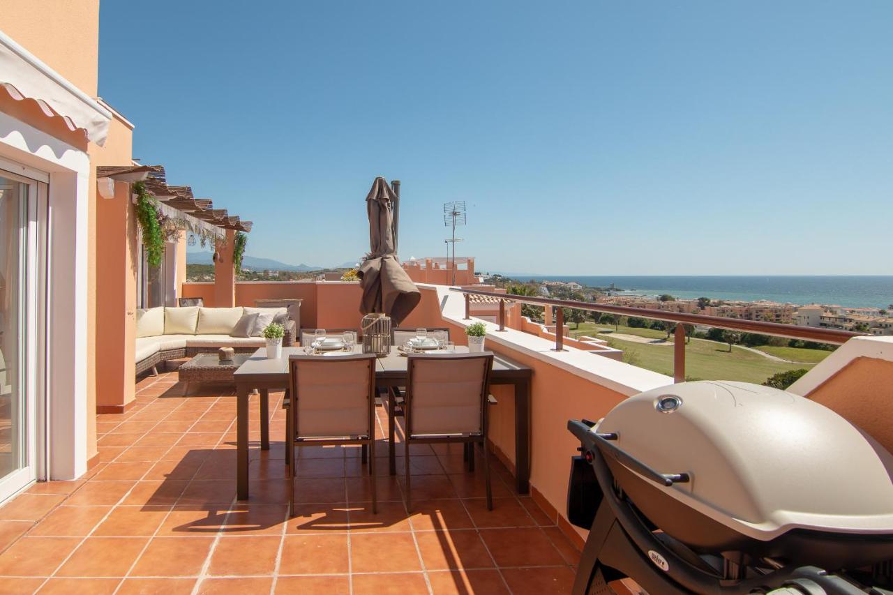 2242-Amazing Penthouse 2Terraces Sea View Apartman Casares Kültér fotó